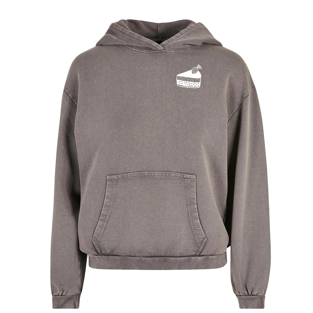 women's hoodie: no crumbs no worries