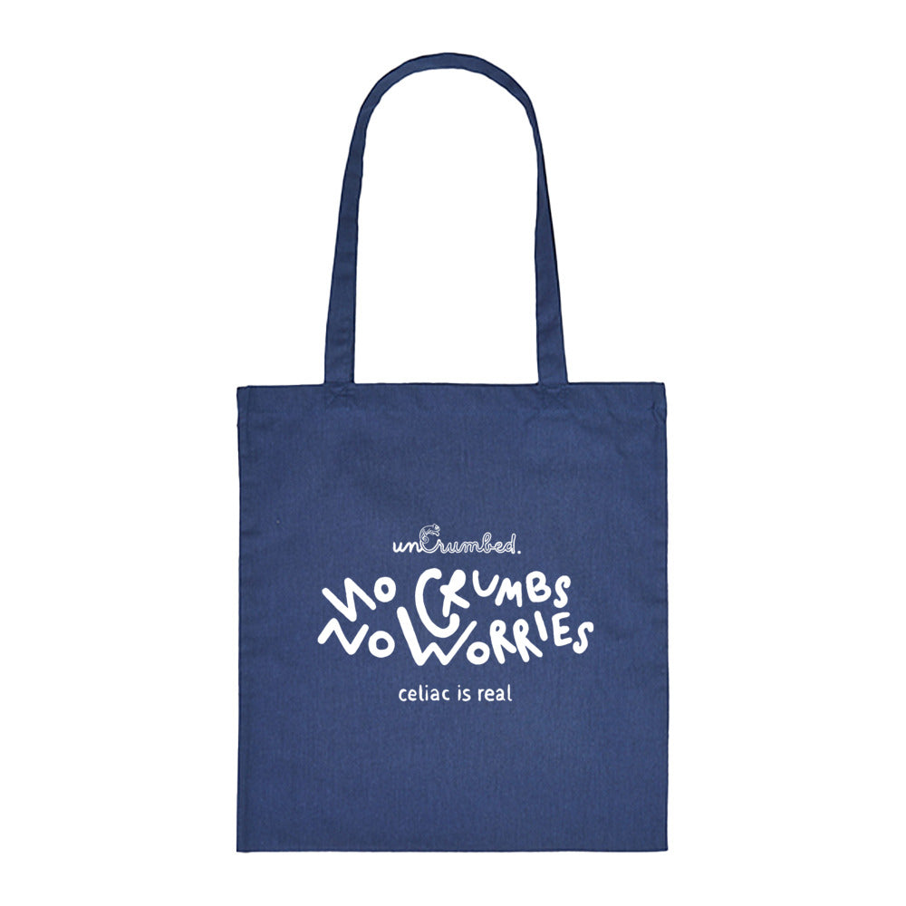 tote bag: no crumbs no worries