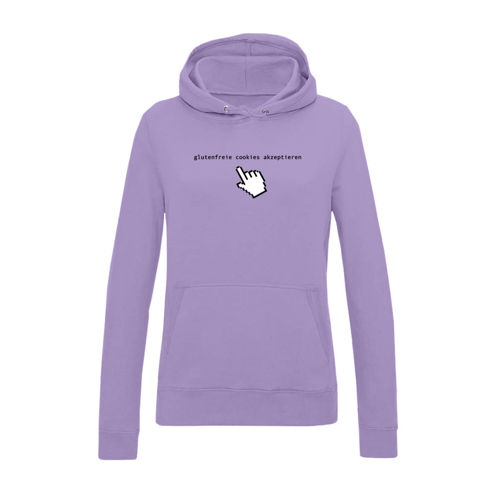 women's hoodie: glutenfreie cookies akzeptieren
