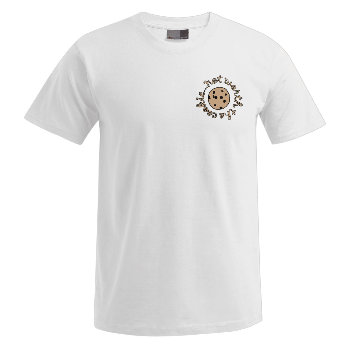 unisex shirt: not worth the cookie