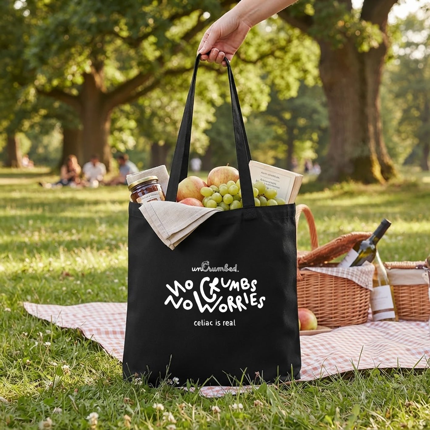 XL bag: no crumbs no worries