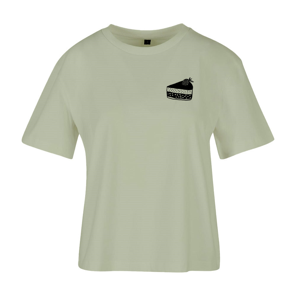 women's shirt: If life gives you cake
