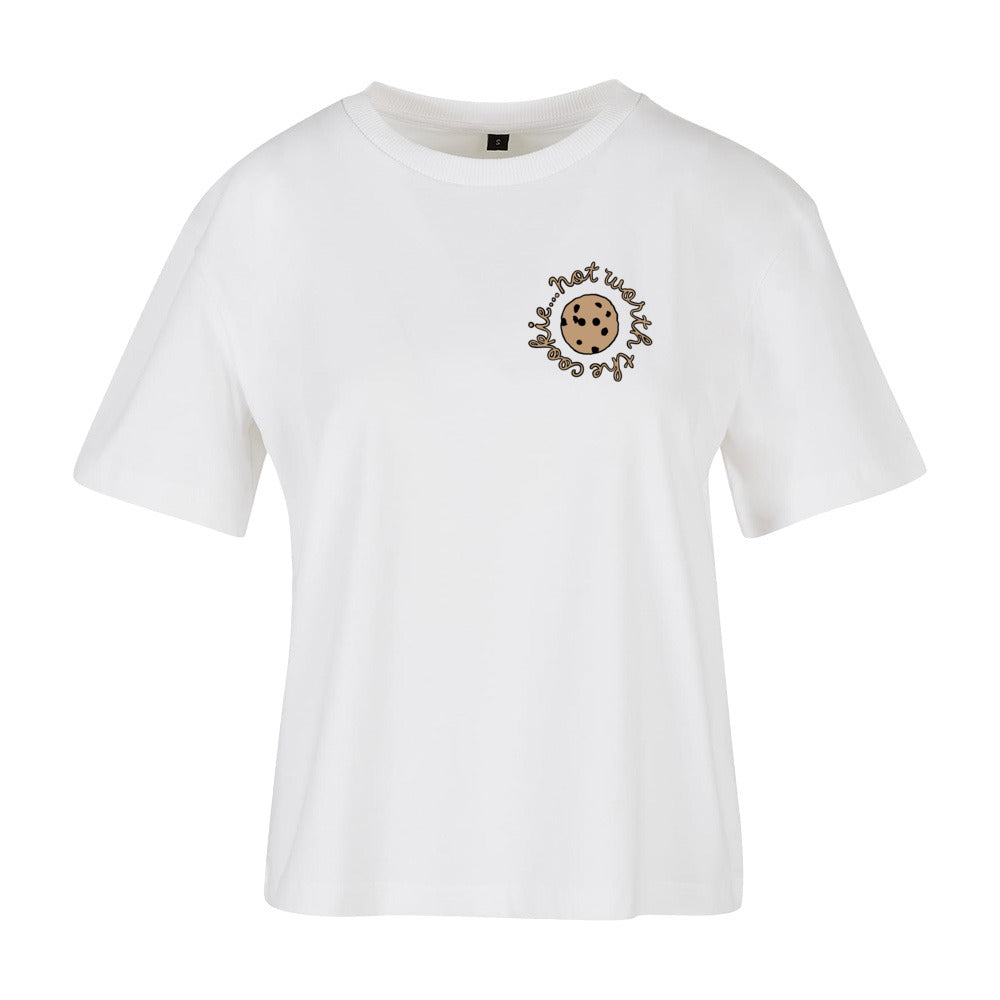 women's shirt: not worth the cookie