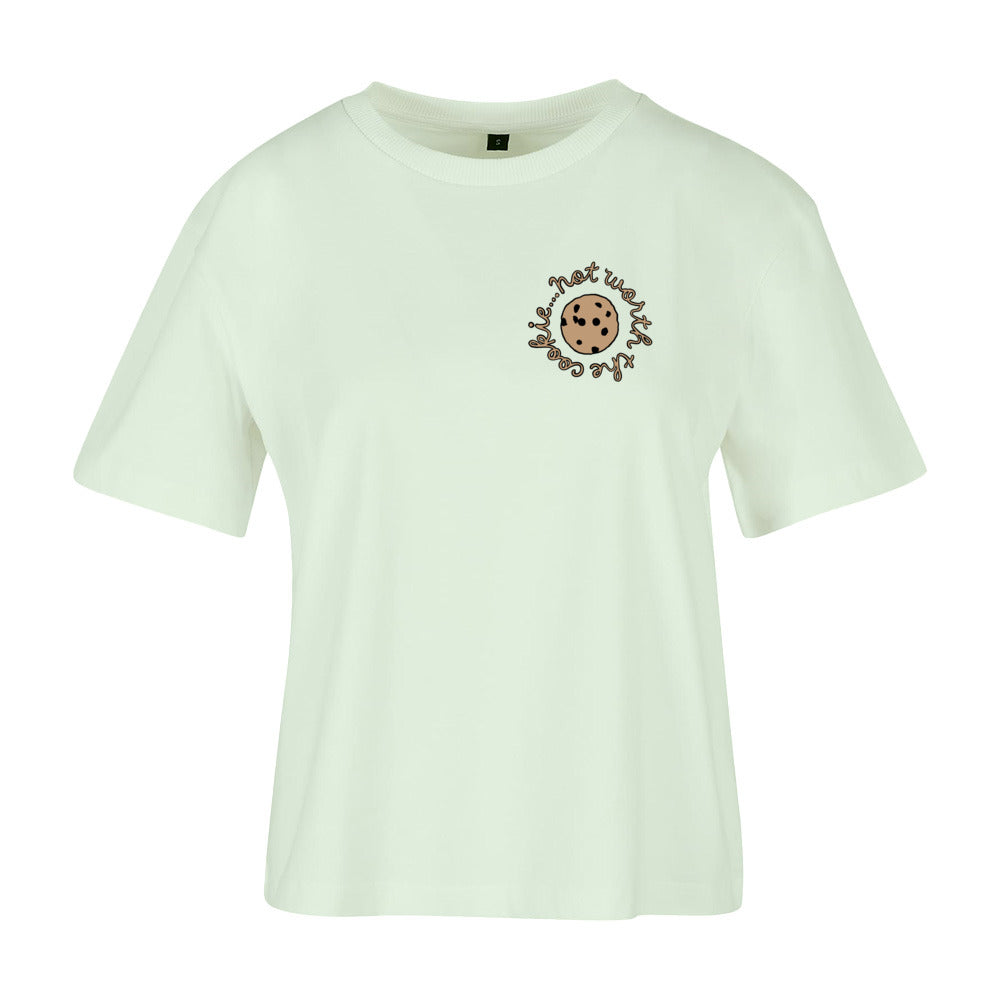 women's shirt: not worth the cookie