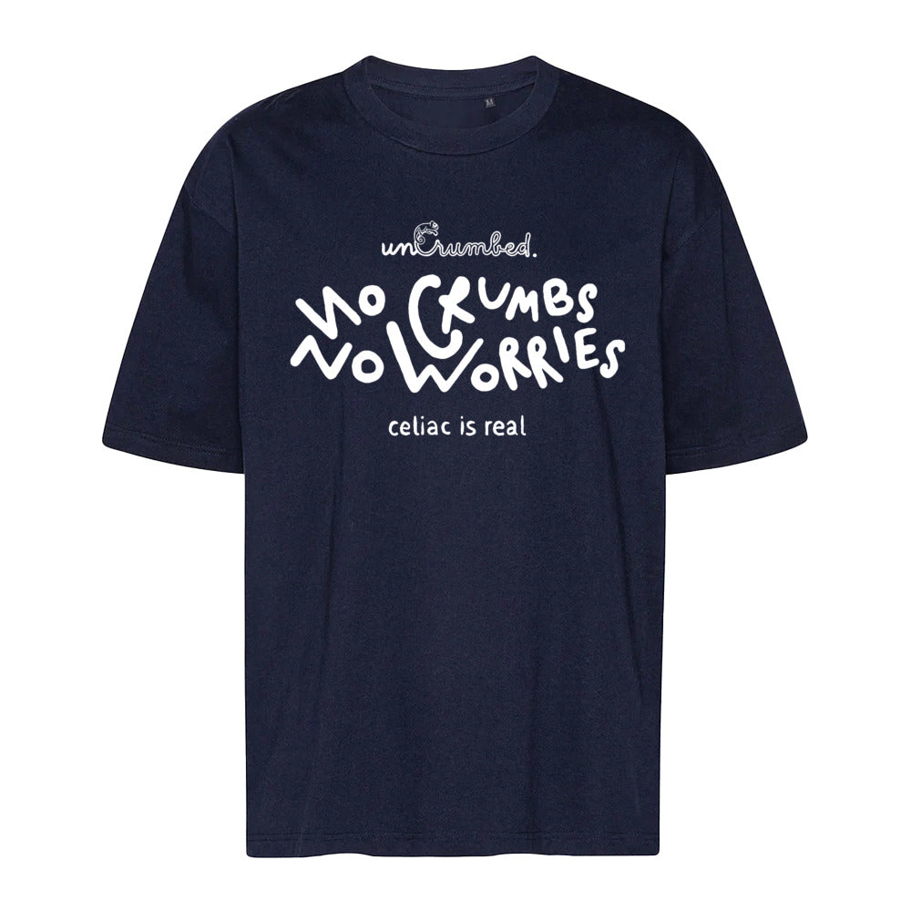 unisex shirt: no crumbs no worries