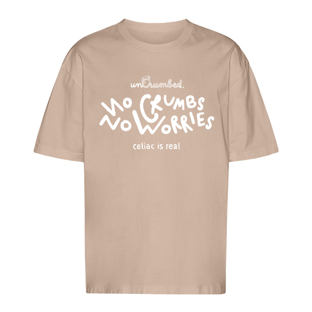 unisex shirt: no crumbs no worries