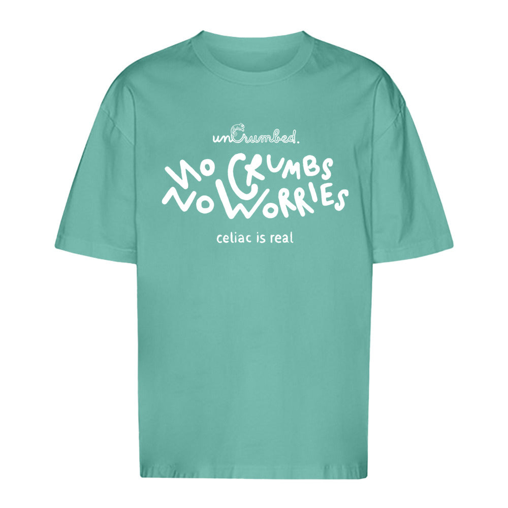 unisex shirt: no crumbs no worries