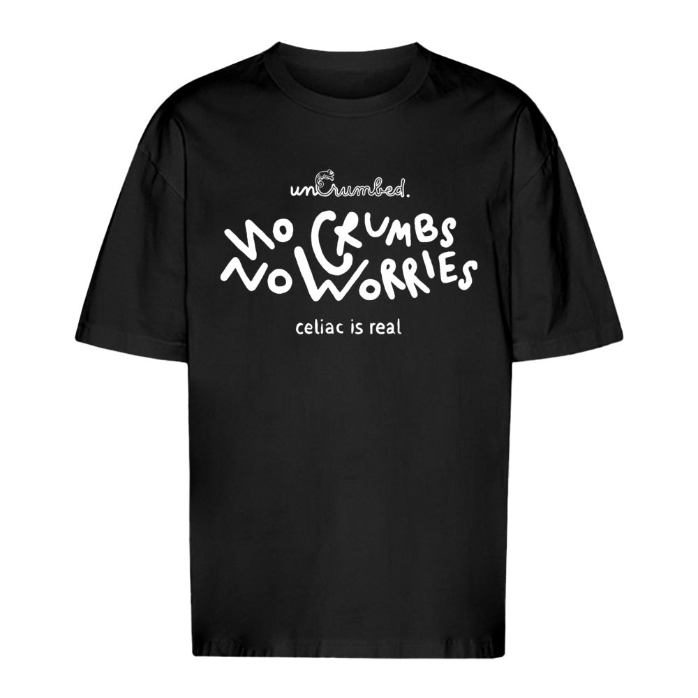 unisex shirt: no crumbs no worries