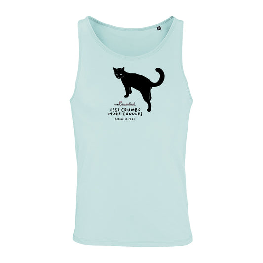 unisex sleveless: less crumbs more cuddles