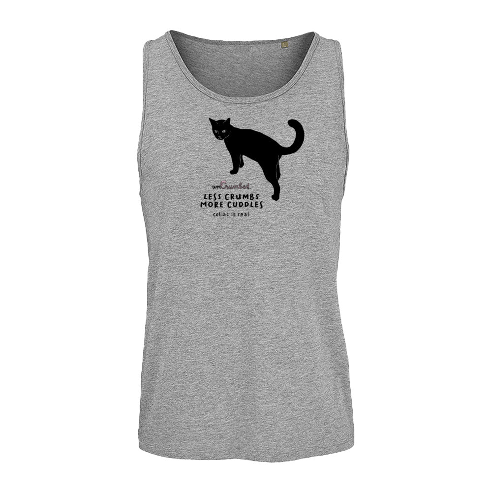 unisex sleveless: less crumbs more cuddles
