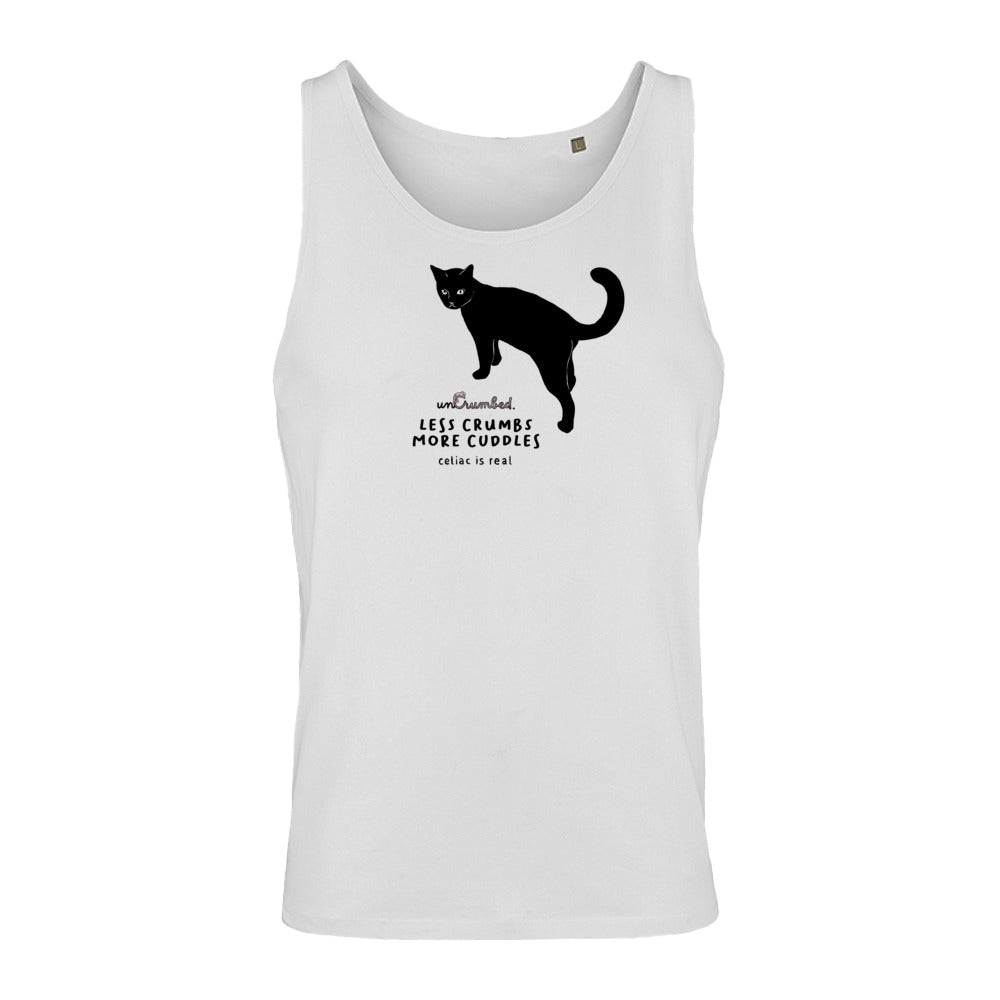 unisex sleveless: less crumbs more cuddles