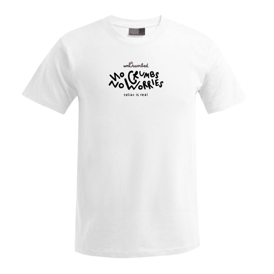 unisex shirt: no crumbs no worries