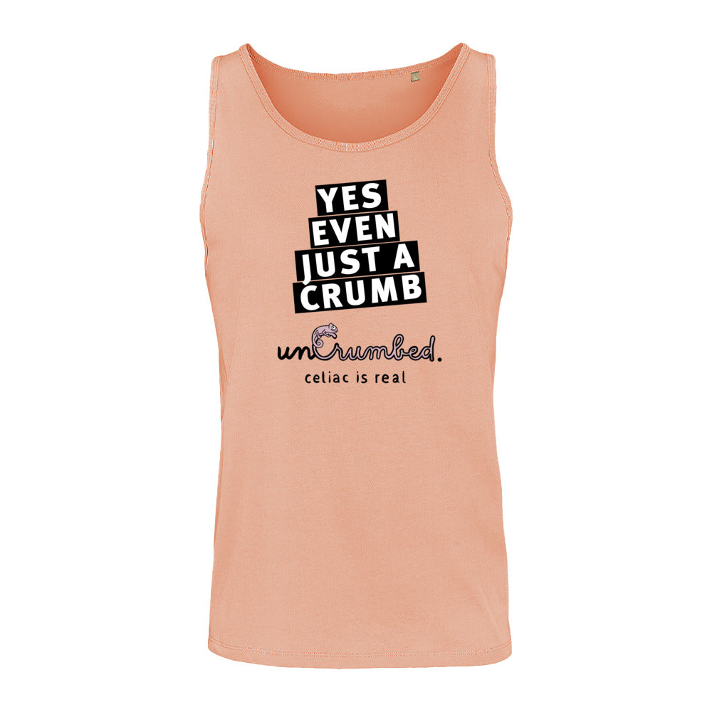 unisex sleveless: yes, even just a crumb