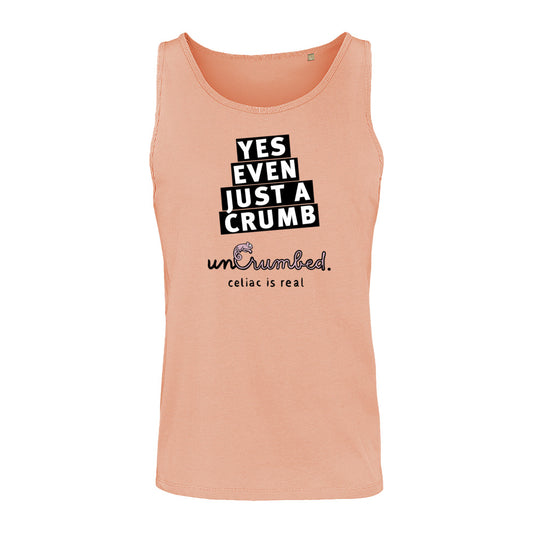unisex sleveless: yes, even just a crumb
