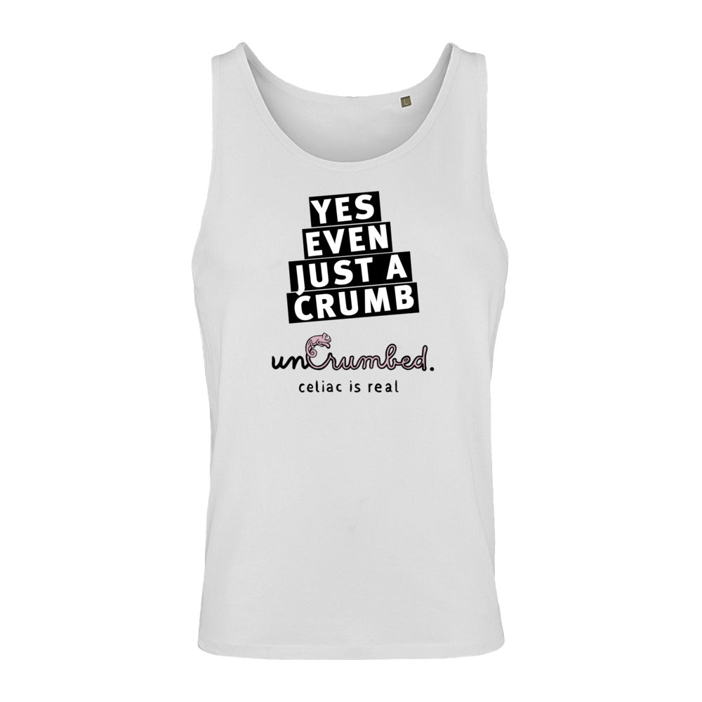 unisex sleveless: yes, even just a crumb