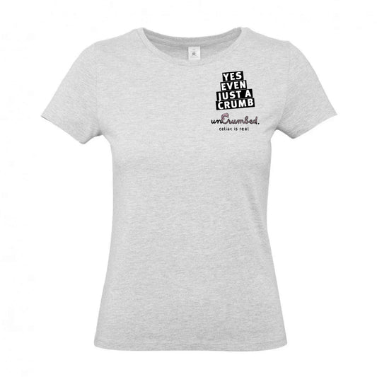 women's shirt: yes, even just a crumb