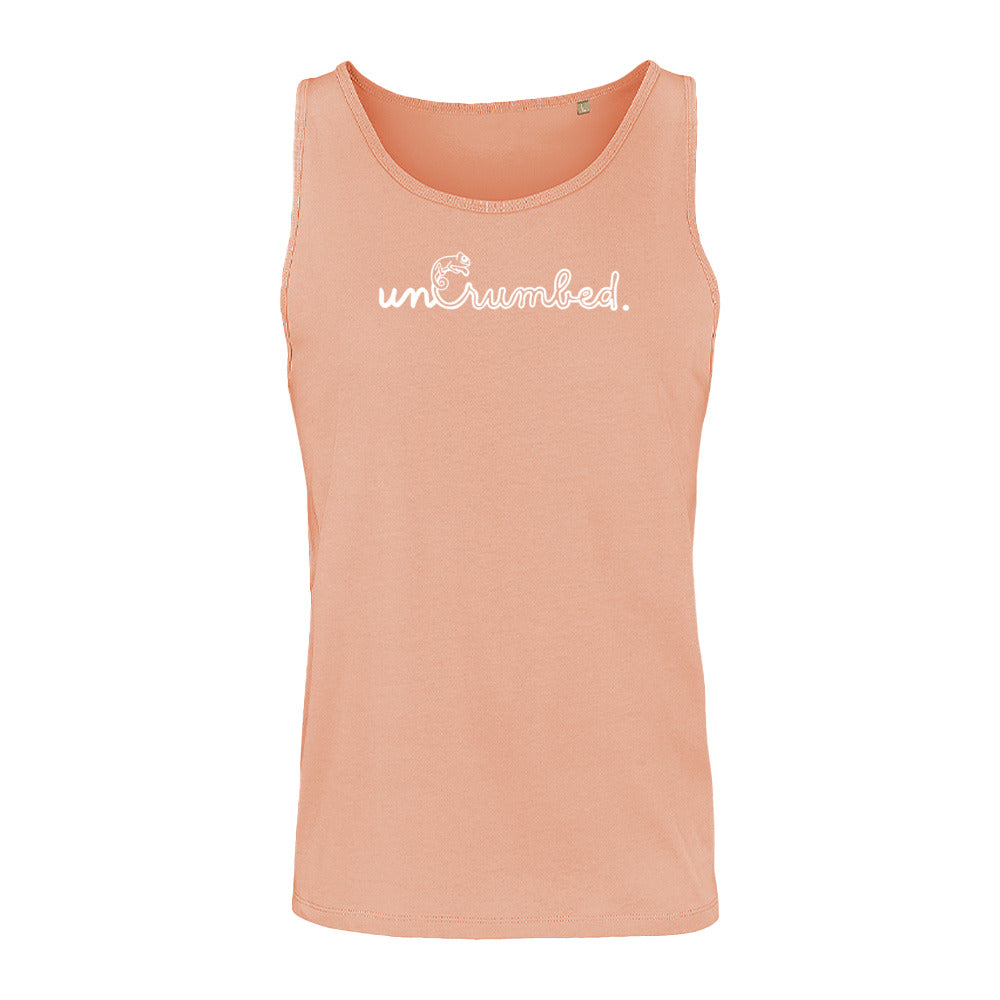 unisex sleveless: uncrumbed.