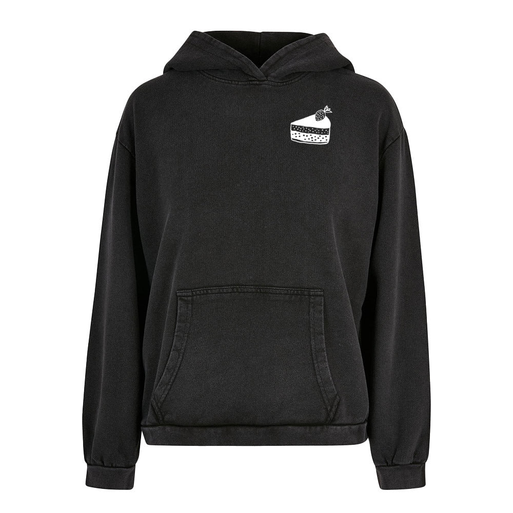 women's hoodie: no crumbs no worries