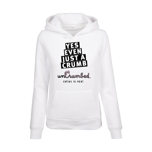women's hoodie: yes, even just a crumb