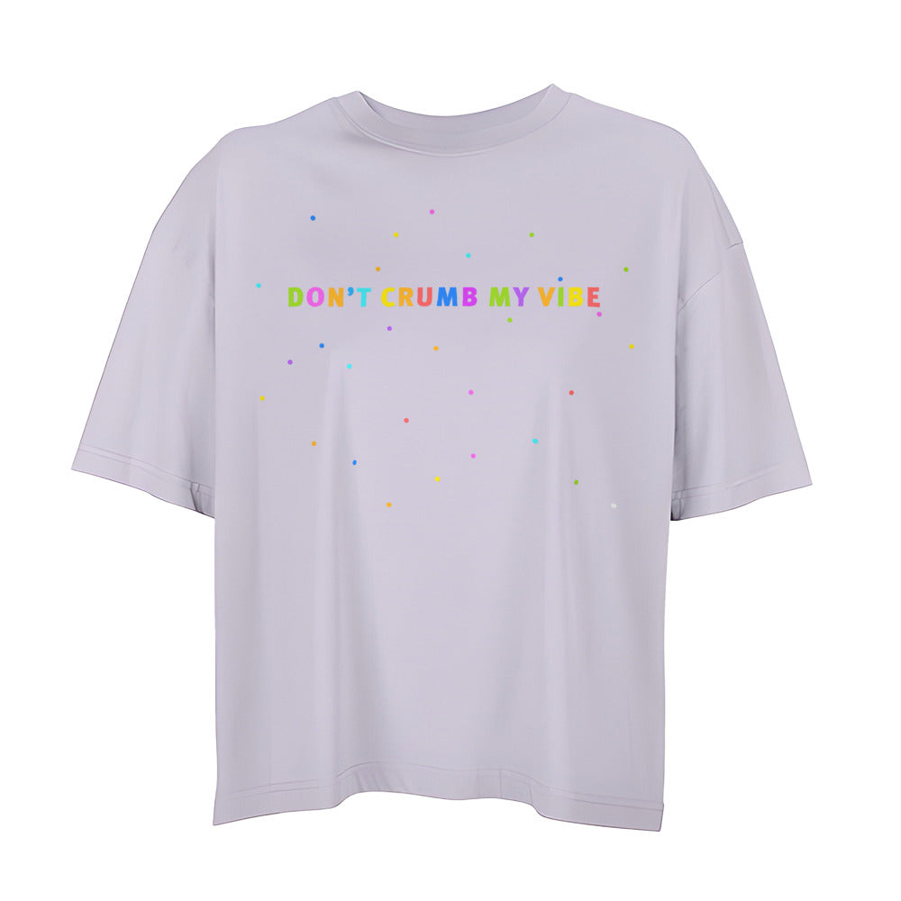 women's oversized: don't crumb my vibe