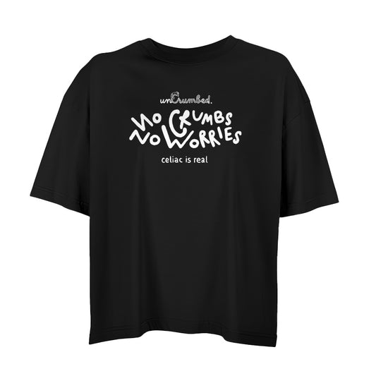 women's oversized: no crumbs no worries