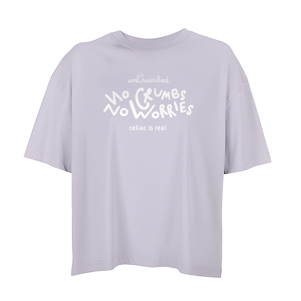women's oversized: no crumbs no worries