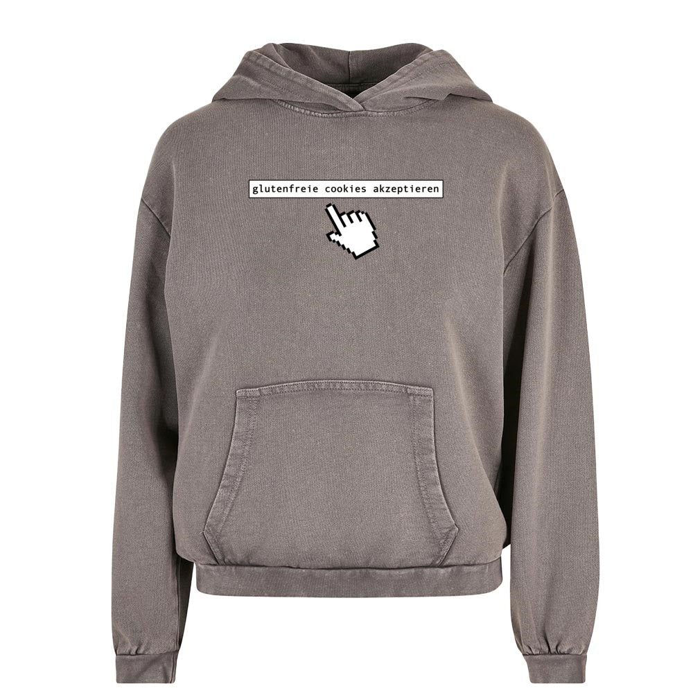 women's hoodie: glutenfreie cookies akzeptieren