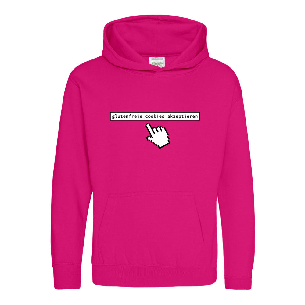 kids hoodie: glutenfreie cookies akzeptieren