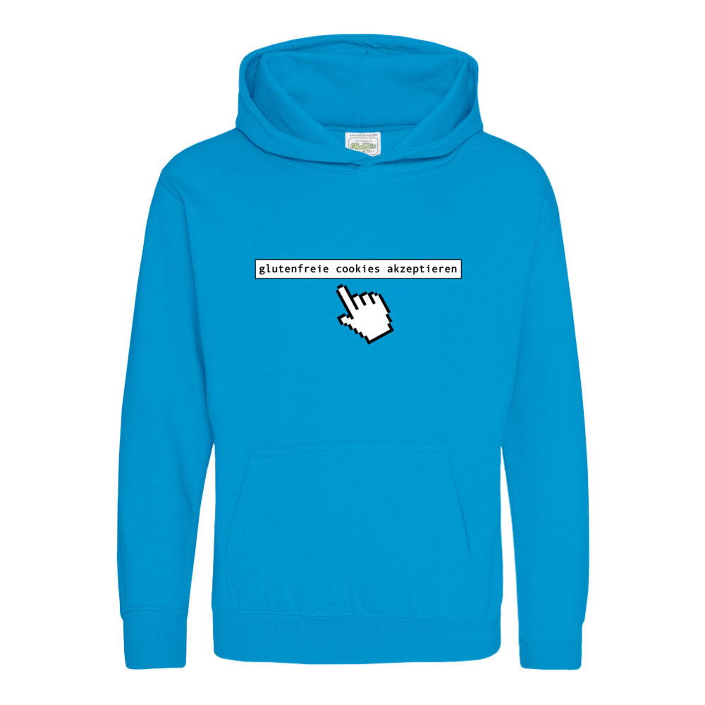 kids hoodie: glutenfreie cookies akzeptieren