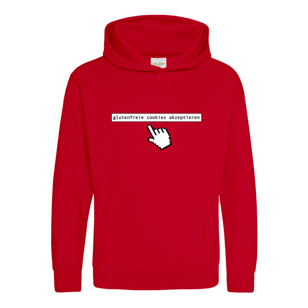 kids hoodie: glutenfreie cookies akzeptieren