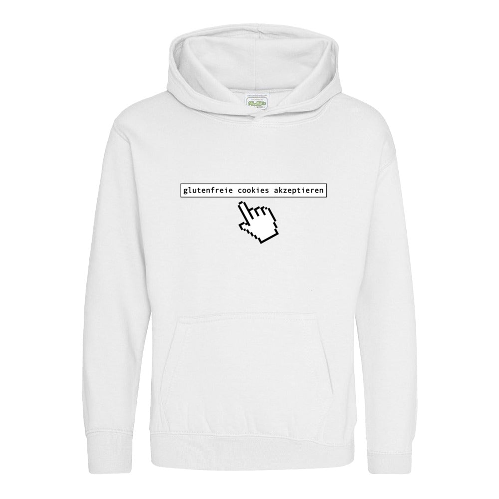 kids hoodie: glutenfreie cookies akzeptieren