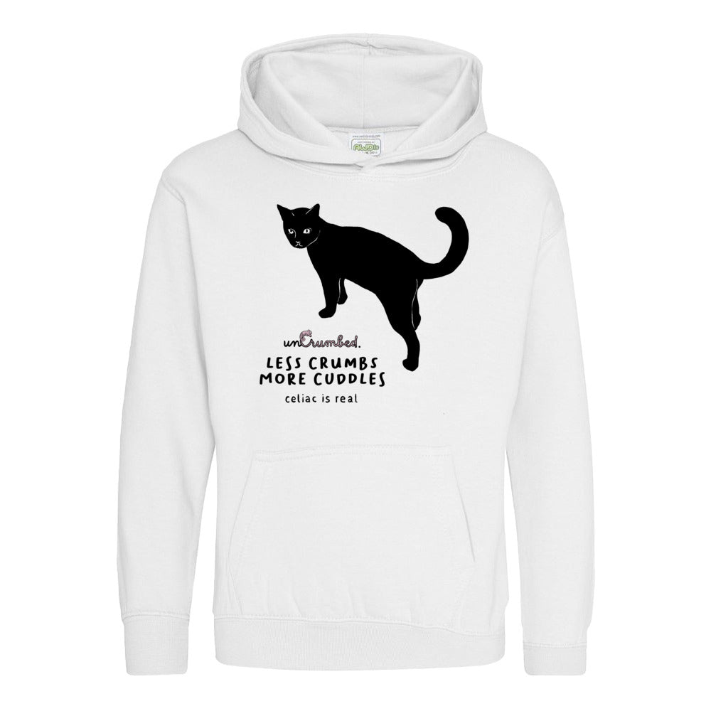 kids hoodie: less crumbs more cuddles
