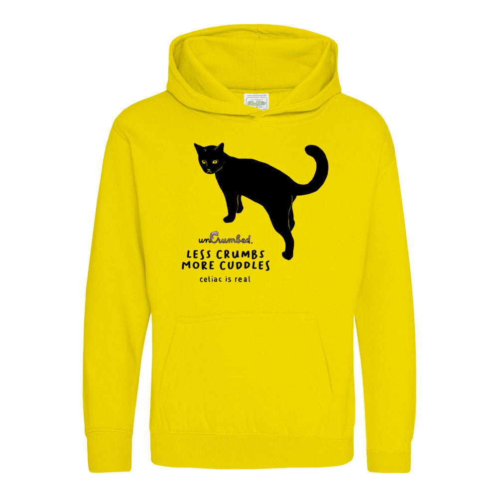 kids hoodie: less crumbs more cuddles