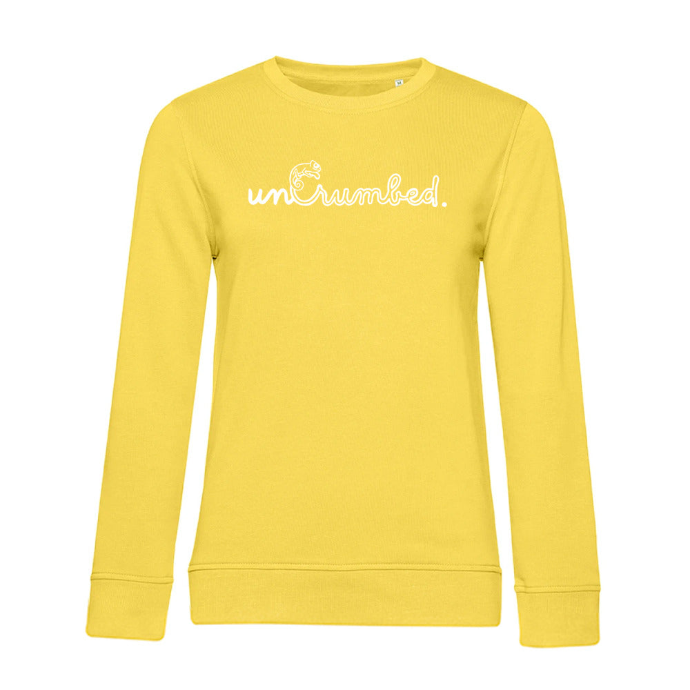 women's sweatshirt: uncrumbed.