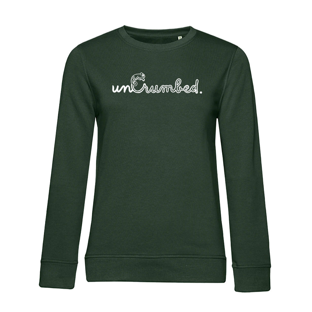 women's sweatshirt: uncrumbed.