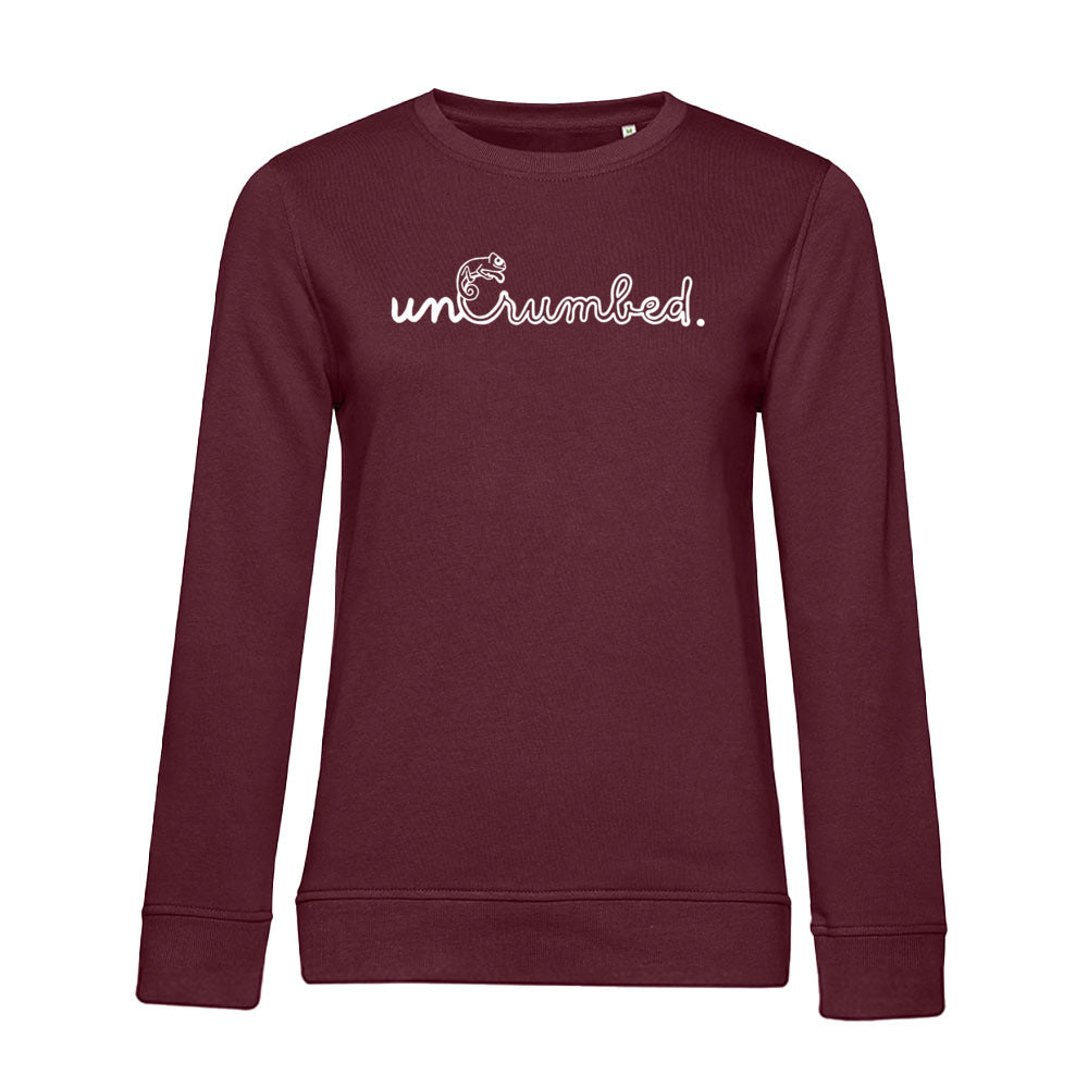 women's sweatshirt: uncrumbed.