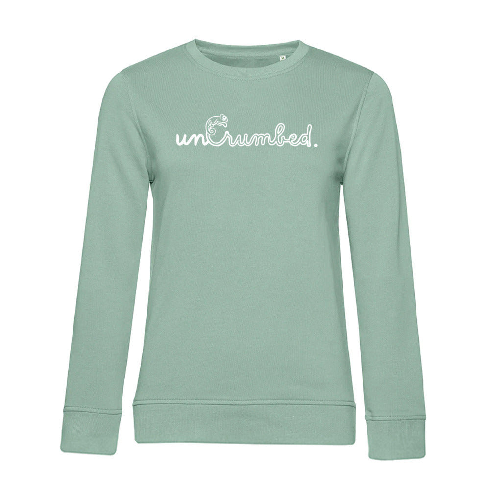 women's sweatshirt: uncrumbed.