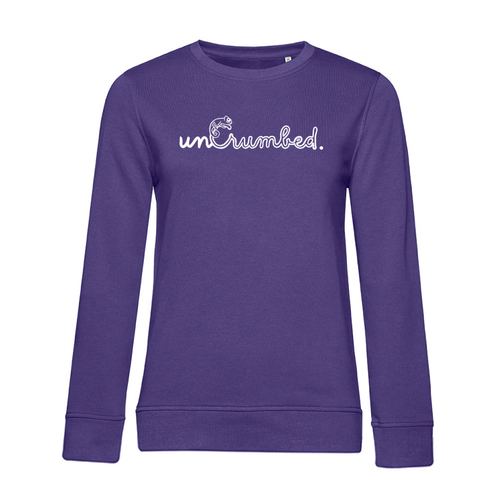 women's sweatshirt: uncrumbed.