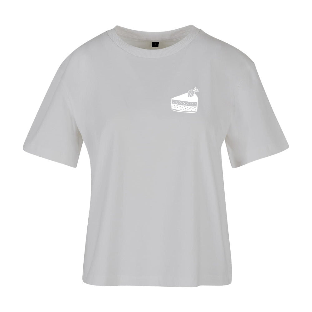 women's shirt: If life gives you cake