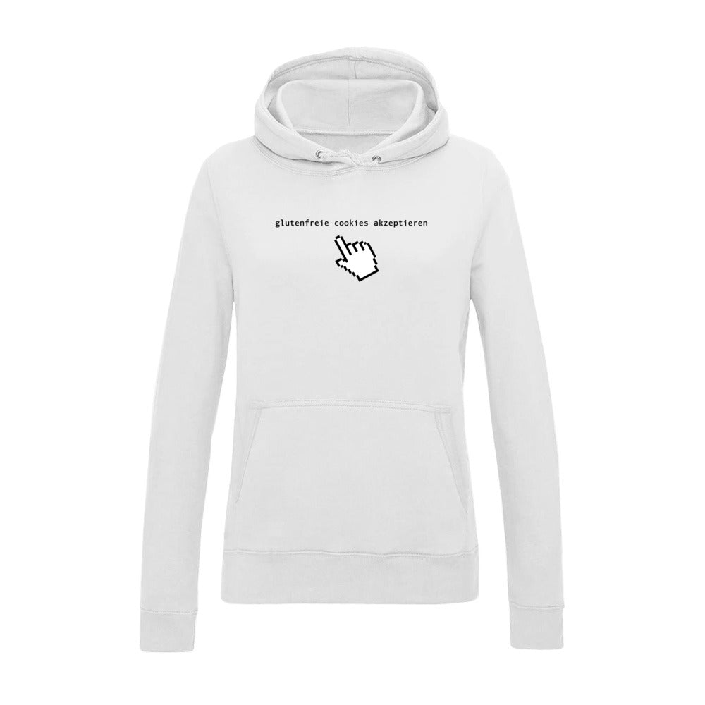 women's hoodie: glutenfreie cookies akzeptieren