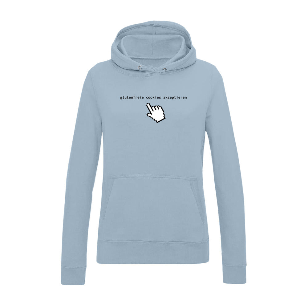 women's hoodie: glutenfreie cookies akzeptieren