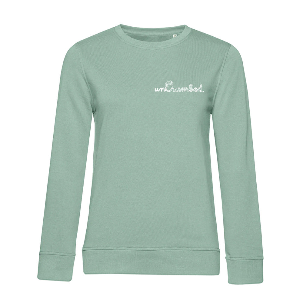 women's sweatshirt: uncrumbed.