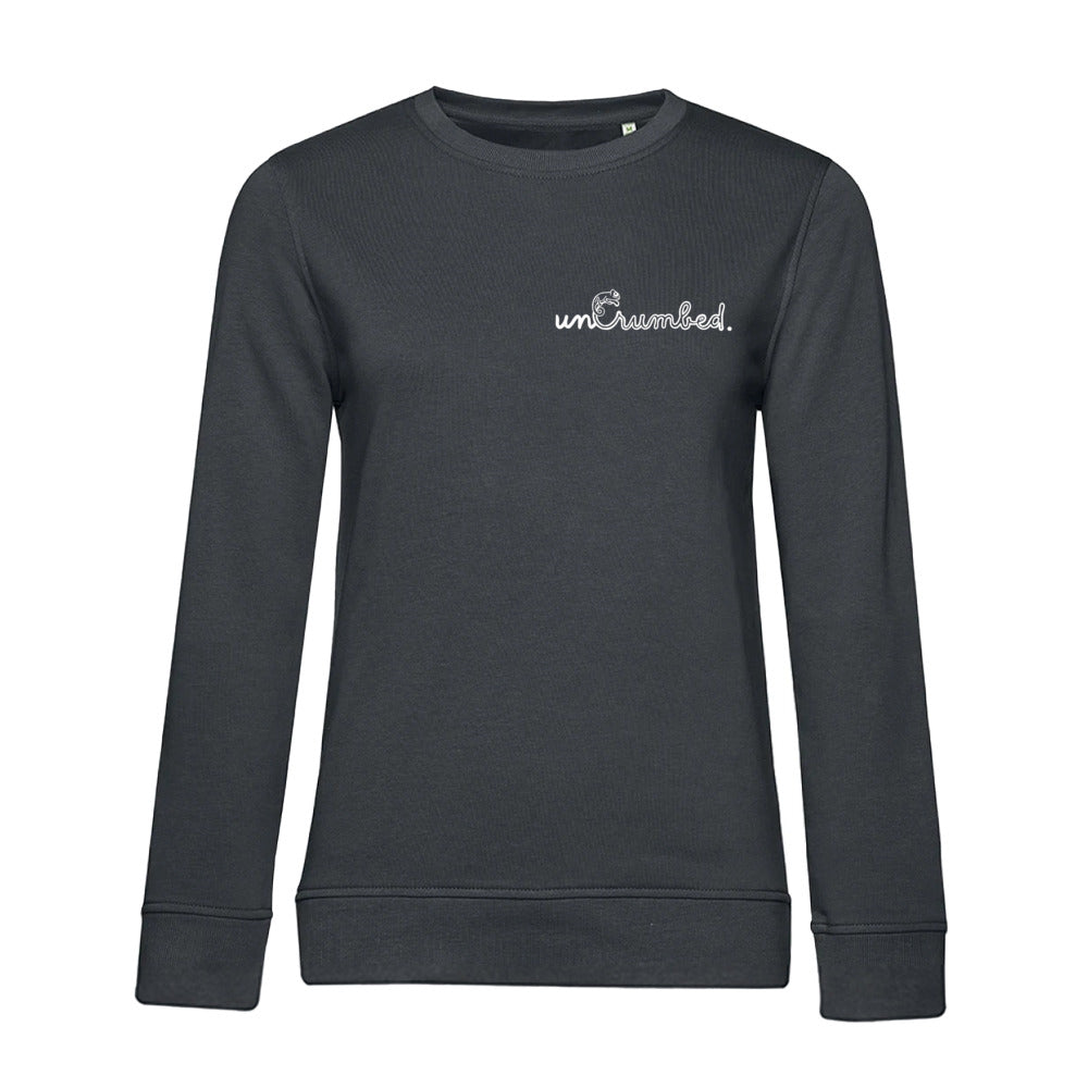 women's sweatshirt: uncrumbed.