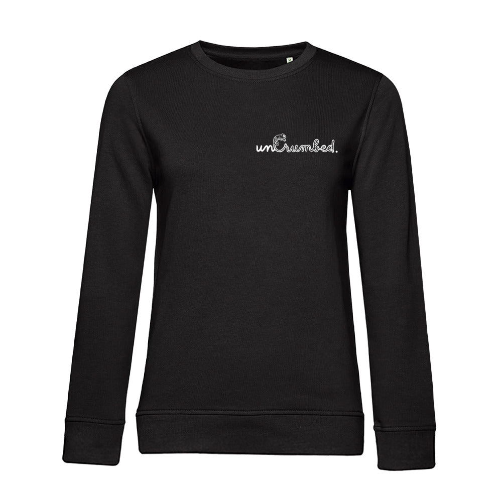 women's sweatshirt: uncrumbed.