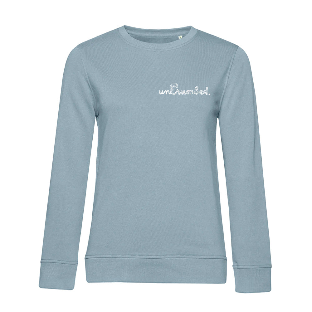 women's sweatshirt: uncrumbed.