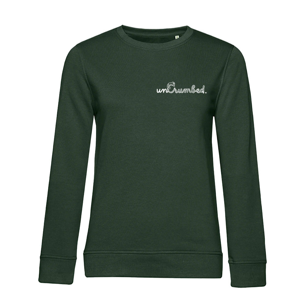 women's sweatshirt: uncrumbed.
