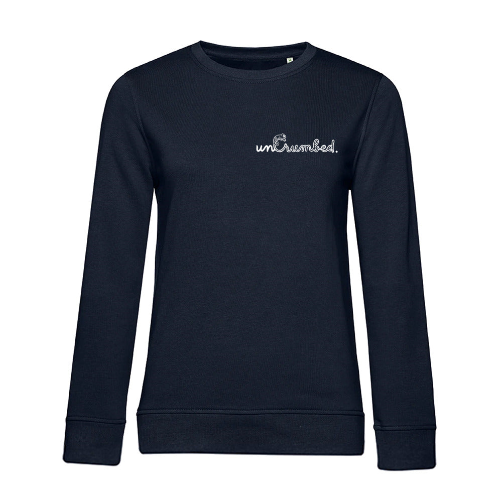 women's sweatshirt: uncrumbed.