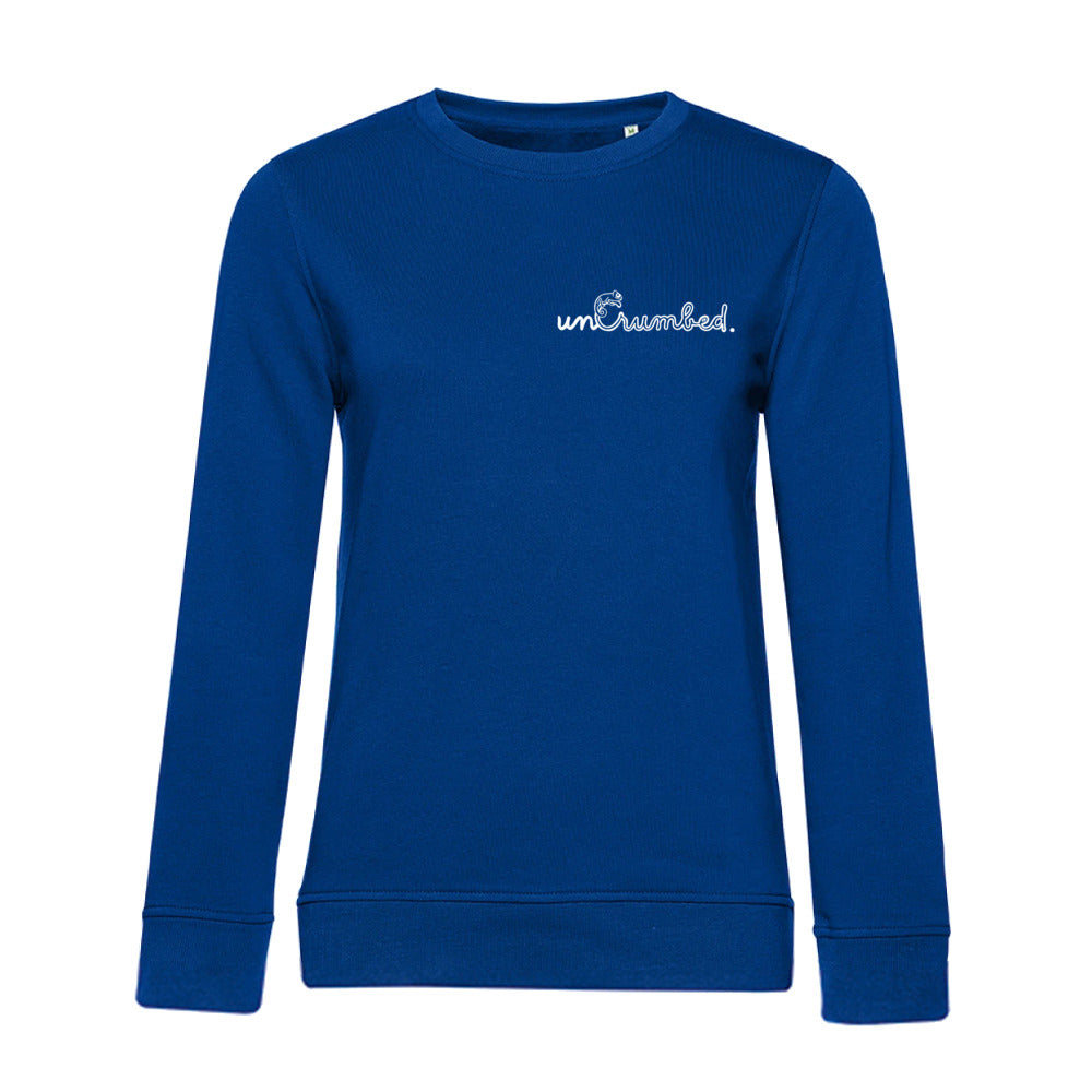 women's sweatshirt: uncrumbed.