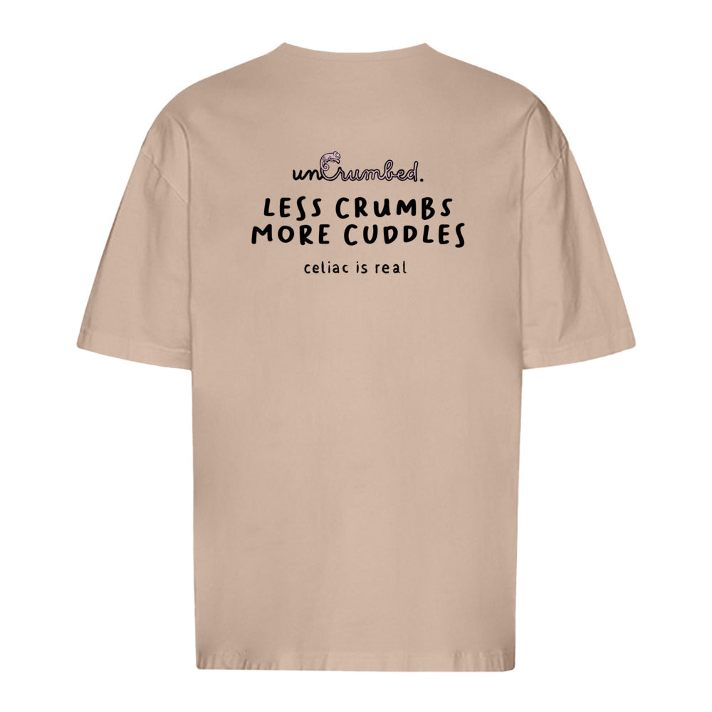 unisex shirt: less crumbs more cuddles