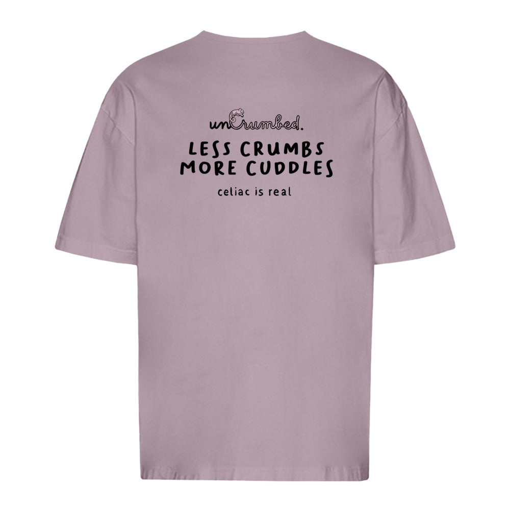 unisex shirt: less crumbs more cuddles